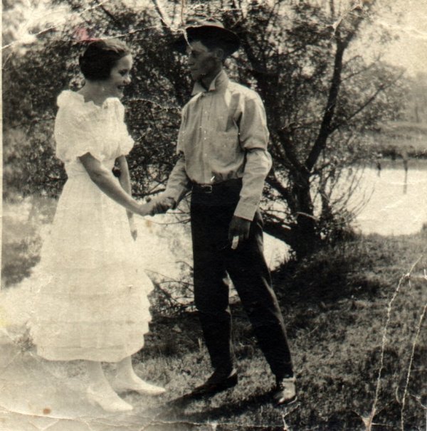 Ida Seay and Ollie Jenkins on their wedding day